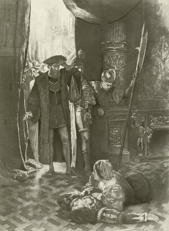 Lucrezia Borgia, Viimeinen näytös, viimeinen kohtaus (syväpaino) tekijältä Charles D. Graves