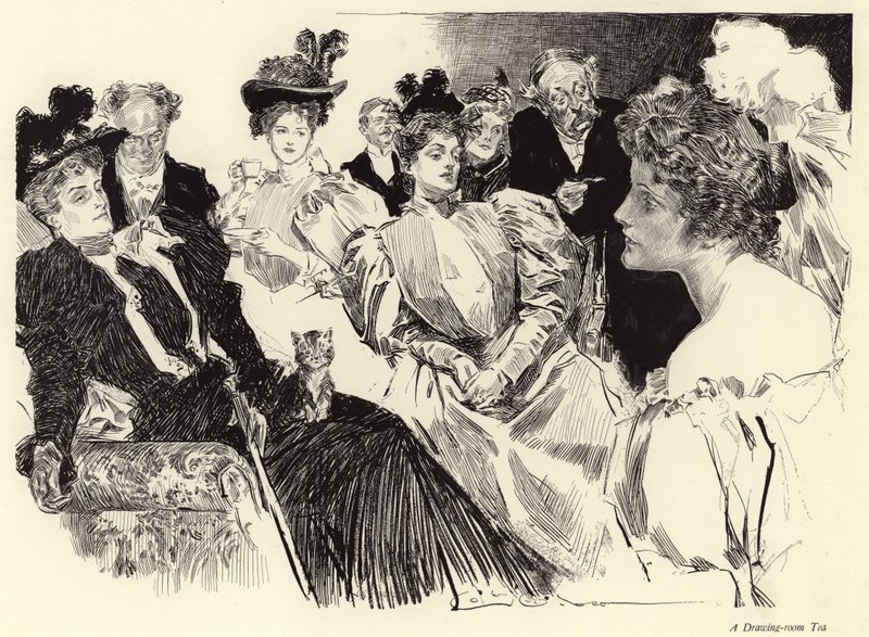 Drawing Room Tea tekijältä Charles Dana Gibson