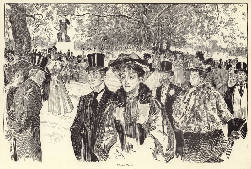 Kirkkoparaati, Hyde Park tekijältä Charles Dana Gibson
