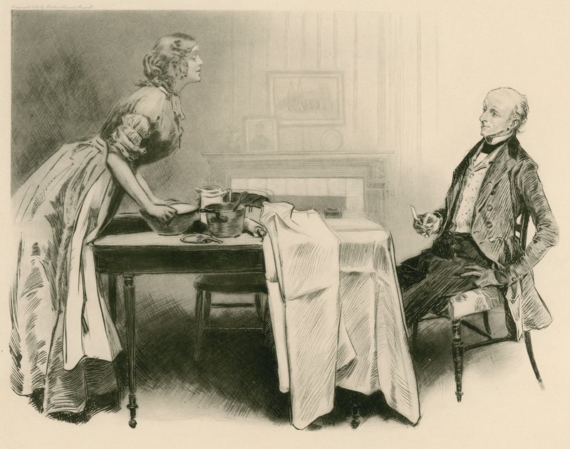 Dick Swiveller ja Marchioness tekijältä Charles Dana Gibson