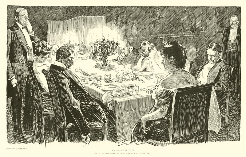 Älä syö päivällistä liian kauan tekijältä Charles Dana Gibson
