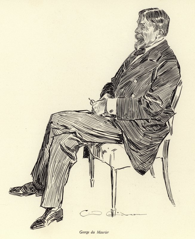 George Du Maurier, muotokuva tekijältä Charles Dana Gibson
