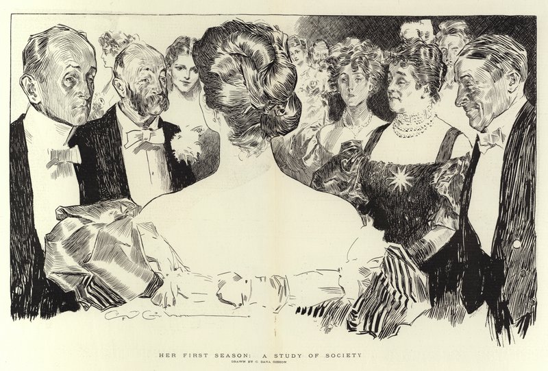 Hänen ensimmäinen kautensa, yhteiskuntatutkimus tekijältä Charles Dana Gibson