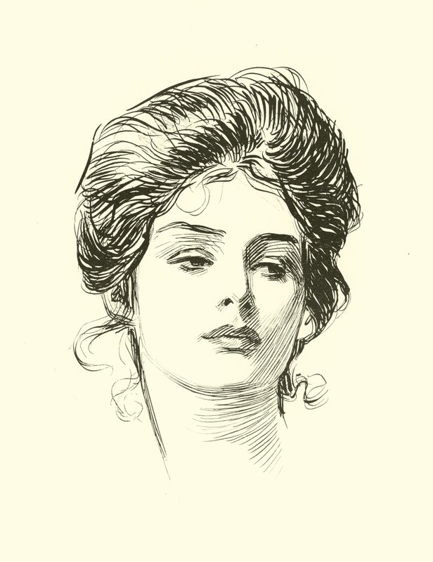 Kuvitus Social Ladderille tekijältä Charles Dana Gibson