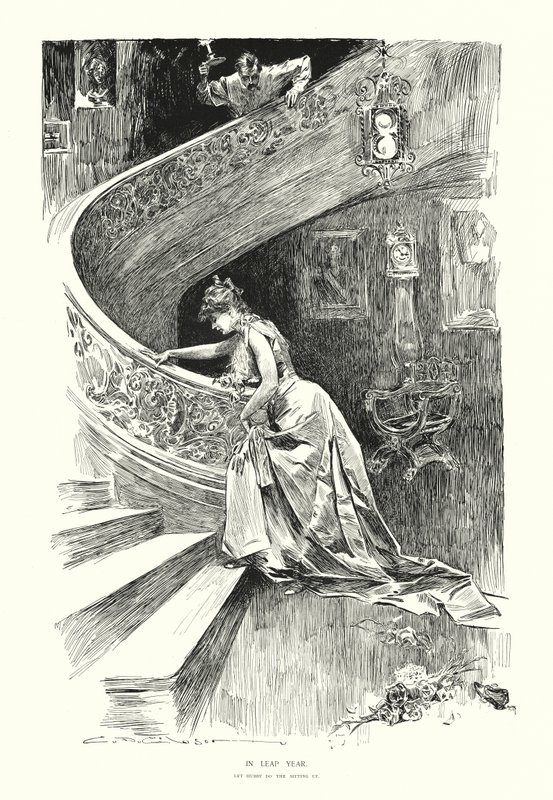 Karkausvuonna (litografia) tekijältä Charles Dana Gibson