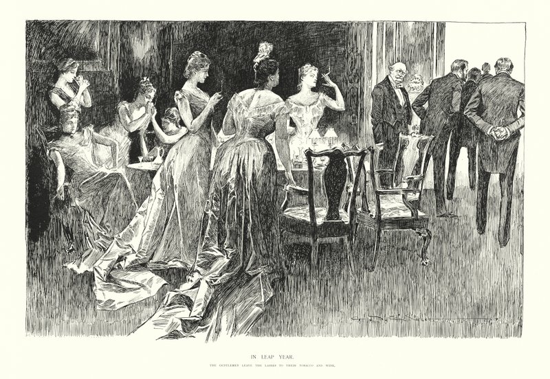 Karkausvuonna (litografia) tekijältä Charles Dana Gibson
