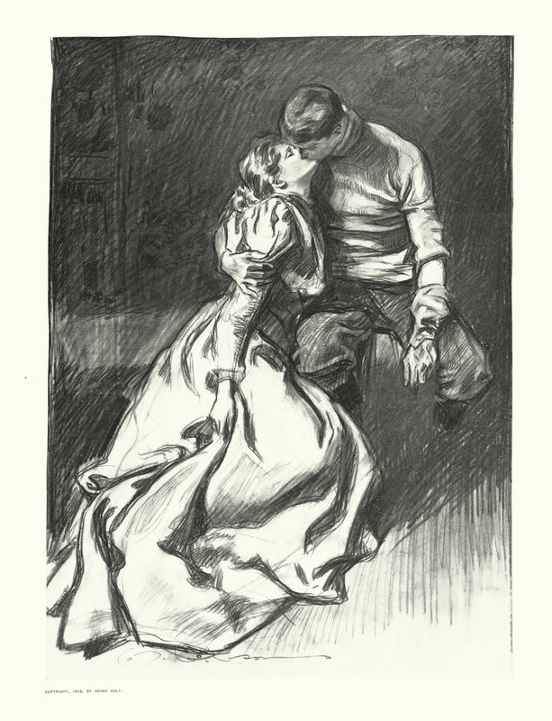 Kiss (litografia) tekijältä Charles Dana Gibson