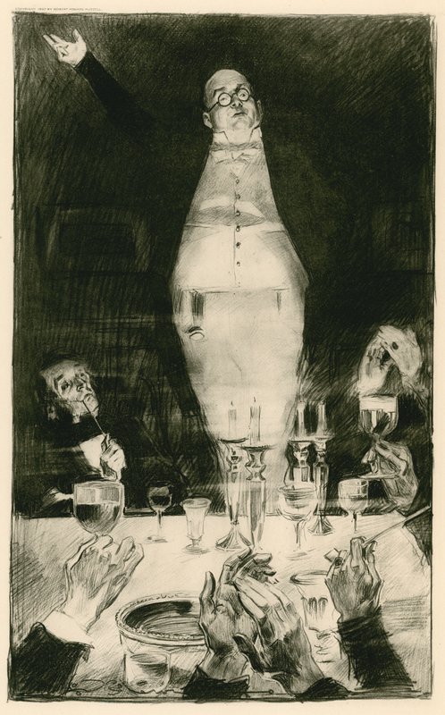 Herra Pickwick pitää kuuluisan puheensa tekijältä Charles Dana Gibson