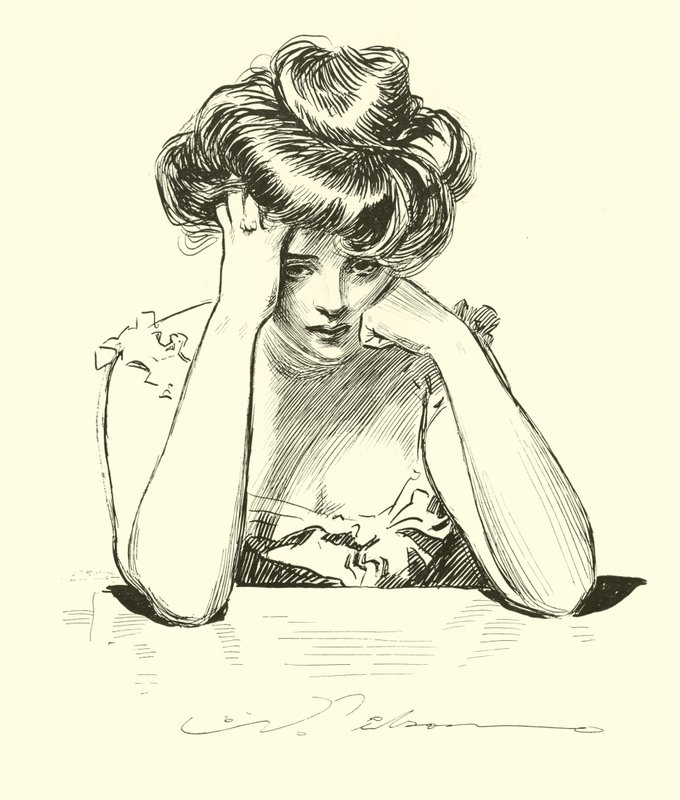 Hän päättää kuolla tohtori Bottlesista huolimatta - tekijältä Charles Dana Gibson