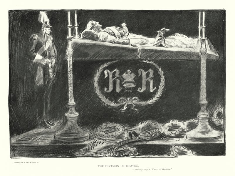 Taivaan päätös (litografia) tekijältä Charles Dana Gibson