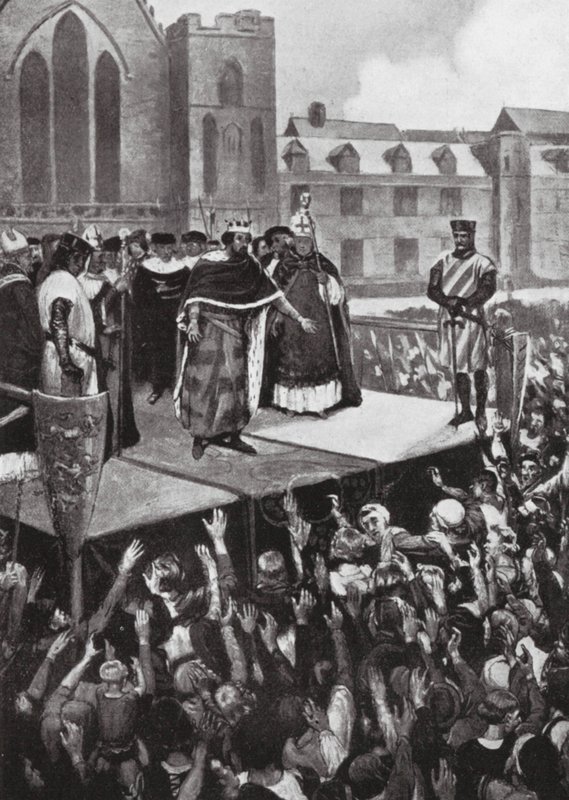 Edward I puhuttelee alamaisiaan tekijältä Charles Daniel Ward