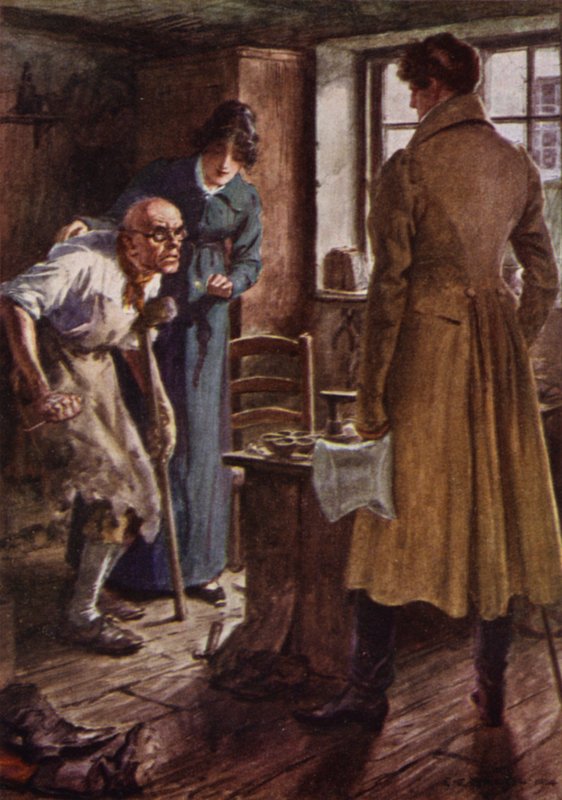 Kuvitus Jeffery Farnolin teokselle The Amateur Gentleman (värilitho) tekijältä Charles Edmund (after) Brock