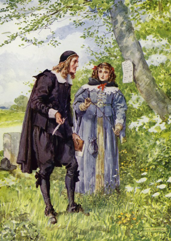 George Herbert, Tiellä Bemertoniin (värilitho) tekijältä Charles Edmund Brock