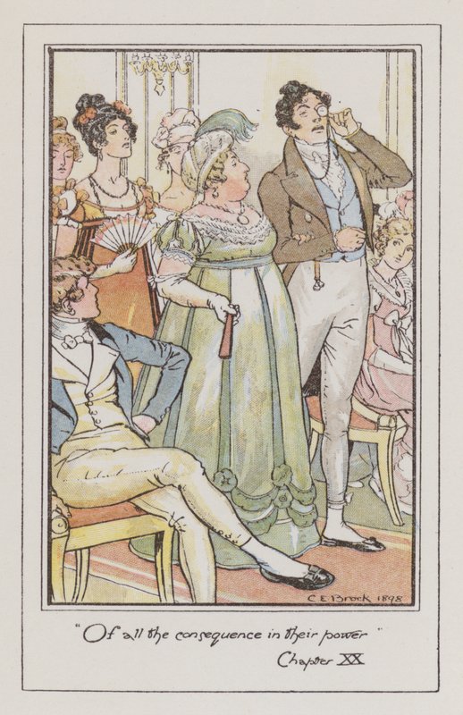 Kuvitus vakuuttamiseen (väri litho) tekijältä Charles Edmund Brock