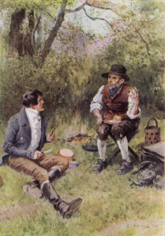 Kuvitus elokuvasta The Broad Highway a Romance of Kent tekijältä Charles Edmund Brock