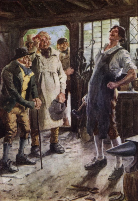 Kuvitus elokuvasta The Broad Highway a Romance of Kent tekijältä Charles Edmund Brock