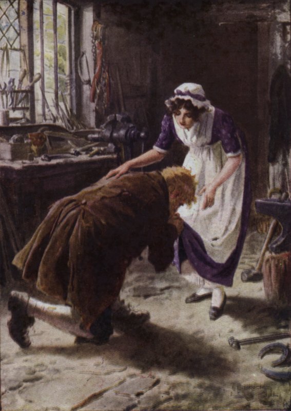 Kuvitus elokuvasta The Broad Highway a Romance of Kent tekijältä Charles Edmund Brock