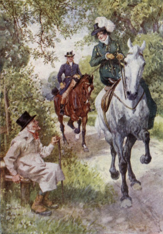 Kuvitus elokuvasta The Broad Highway a Romance of Kent tekijältä Charles Edmund Brock