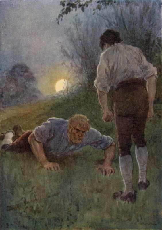 Kuvitus elokuvasta The Broad Highway a Romance of Kent tekijältä Charles Edmund Brock