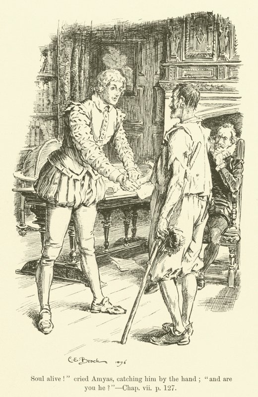Kuvitus Westward Holle! kirjoittanut Charles Kingsley (kaiverrus) tekijältä Charles Edmund Brock