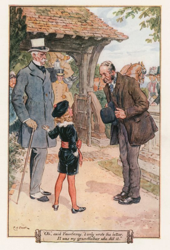 Frances Hodgson Burnettin Pikku Lordi Fauntleroy tekijältä Charles Edmund Brock