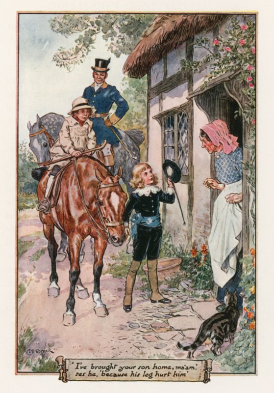 Frances Hodgson Burnettin pikku lordi Fauntleroy tekijältä Charles Edmund Brock