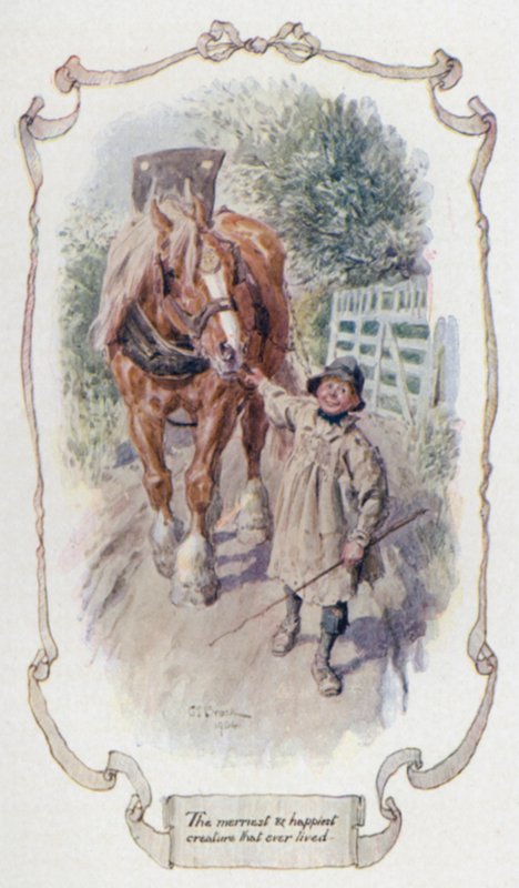 Iloisin ja onnellisin olento, joka on koskaan elänyt (väri litho) tekijältä Charles Edmund Brock
