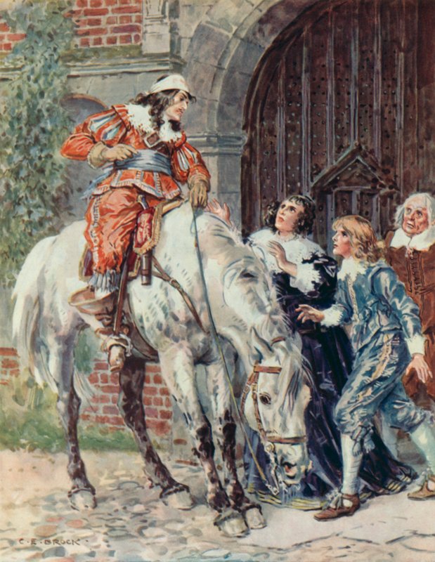 "Olemme kärsineet tappion", kohtaus elokuvasta Outwitted (värilitho) tekijältä Charles Edmund Brock
