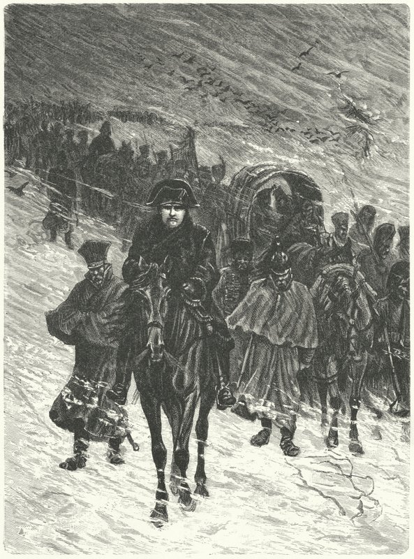 Napoleonin vetäytyminen Moskovasta tekijältä Charles Edouard Delort