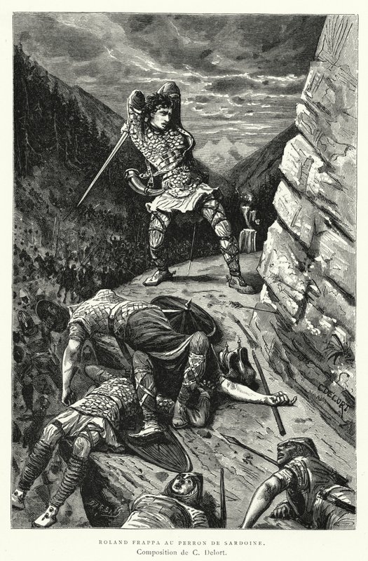 Roland Frappa Au Perron De Sardoine (kaiverrus) tekijältä Charles Edouard Delort