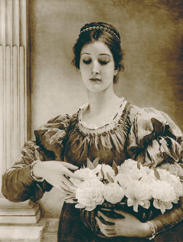 Pionit (syväpaino) tekijältä Charles Edward (after) Perugini