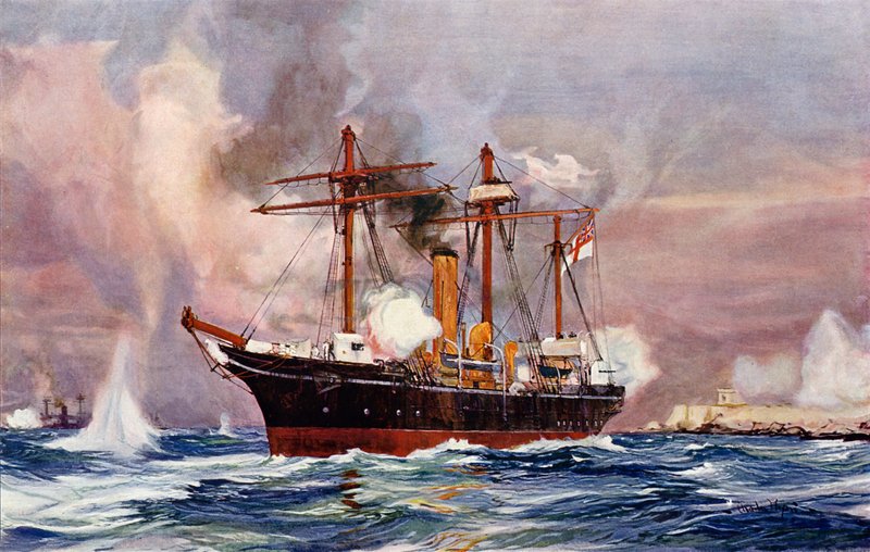 Hyvin tehty Condor. Aleksandrian pommitukset, 1882 tekijältä Charles Edward Dixon