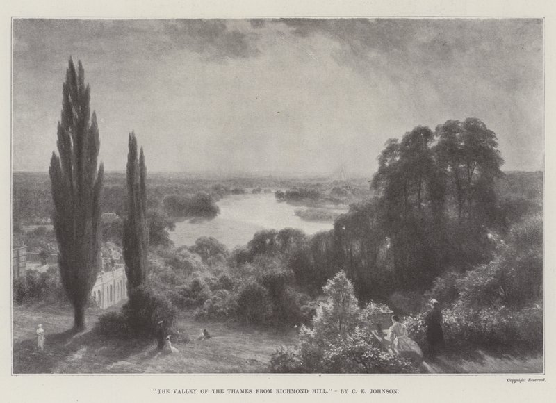 Thamesin laakso Richmond Hillistä käsin tekijältä Charles Edward Johnson