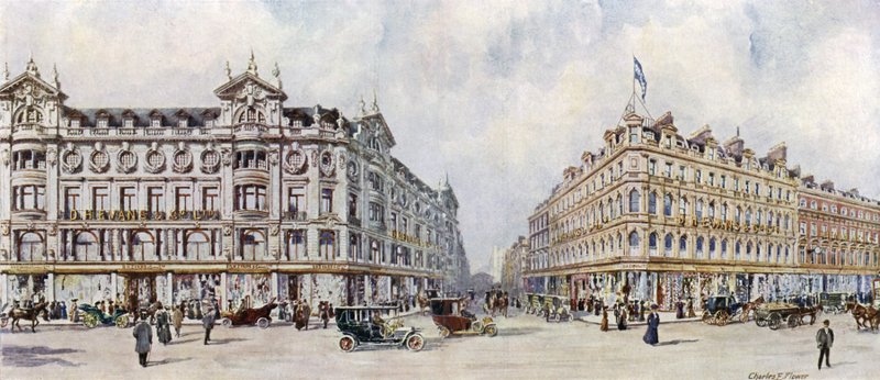 D H Evans, West End Silk Mercers, 292-320 Oxford Street tekijältä Charles Edwin Flower