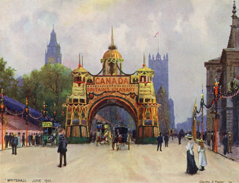 Canadian Arch, Whitehall, kesäkuussa 1902 tekijältä Charles Edwin Flower