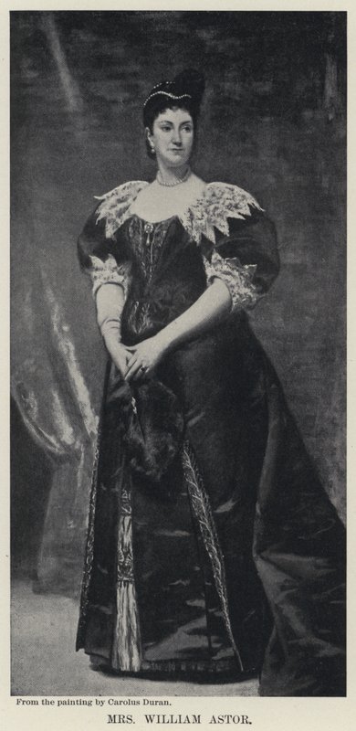 rouva William Astor (litho) tekijältä Charles Emile Auguste Carolus Duran