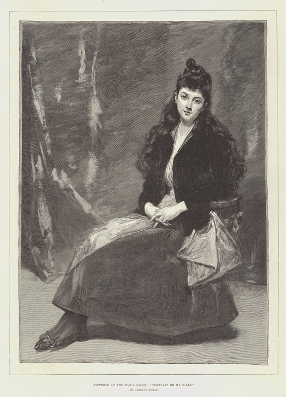 Kuvia Paris Salonissa, Portrait de Ma Fille tekijältä Charles Emile Auguste Carolus Duran