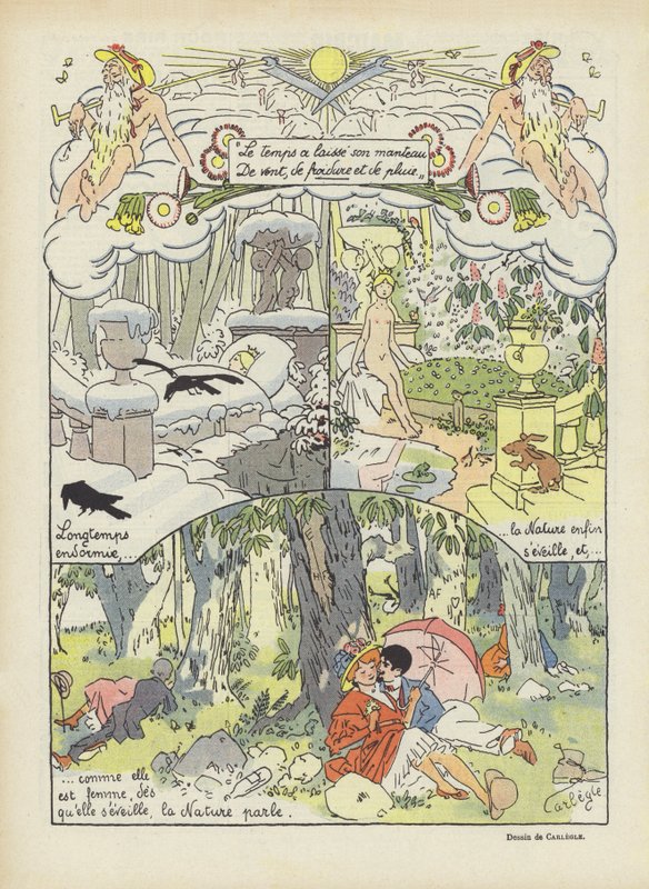 Kuvitus Le Rirelle tekijältä Charles Emile Egli