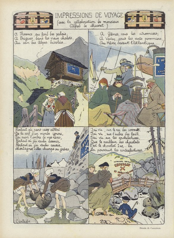 Kuvitus Le Rirelle tekijältä Charles Emile Egli