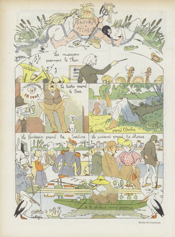 Kuvitus Le Rirelle tekijältä Charles Emile Egli