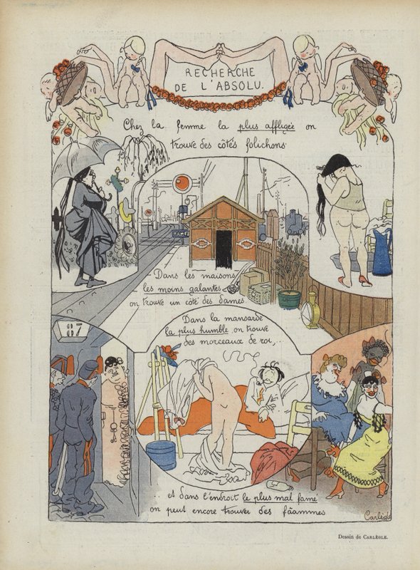 Kuvitus Le Rirelle tekijältä Charles Emile Egli