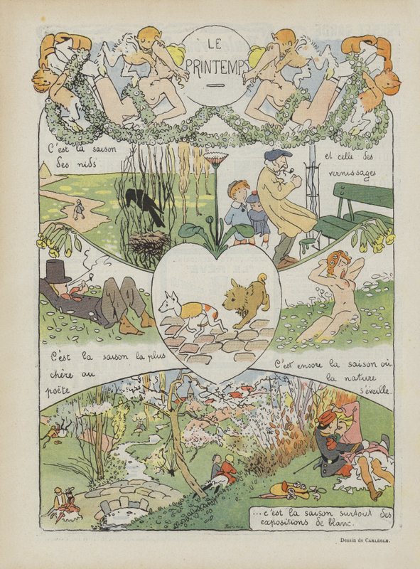 Kuvitus Le Rirelle tekijältä Charles Emile Egli