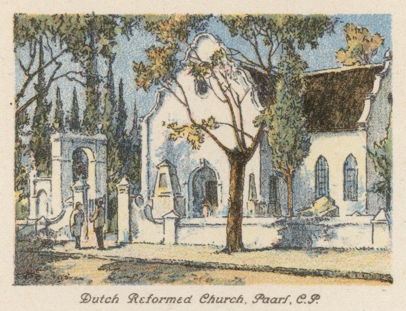 Etelä-Afrikka: Paarl, CP (värilitografia). tekijältä Charles Ernest Peers
