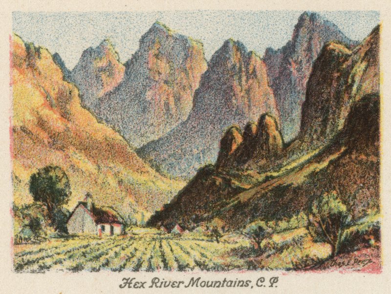 Etelä-Afrikka: Hex River Mountains, CP (värilitro) tekijältä Charles Ernest Peers