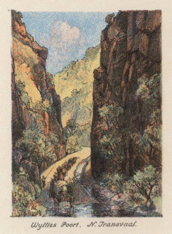 Etelä-Afrikka: Wyllies Poort, N Transvaal (värilitro). tekijältä Charles Ernest Peers