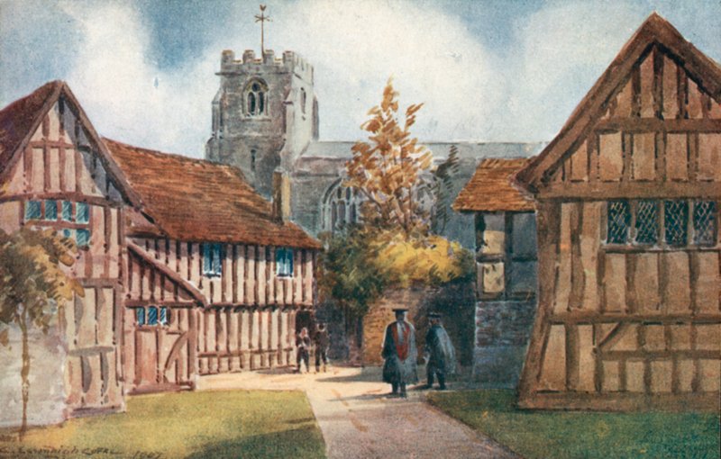 The Old Pedagogues House, Stratford-on-Avon tekijältä Charles Essenhigh Corke