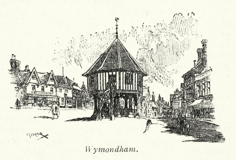 Wymondham (litografia) tekijältä Charles George Harper