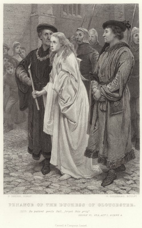 Gloucesterin herttuattaren katumus, Henry VI, 2. osa, 2. näytös, 4. kohtaus tekijältä Charles Green