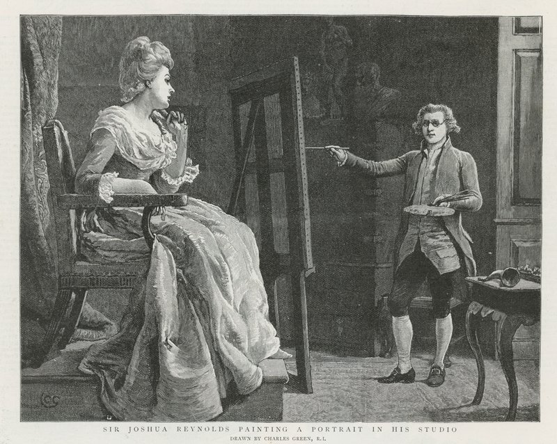 Sir Joshua Reynolds Lontoossa tekijältä Charles Green