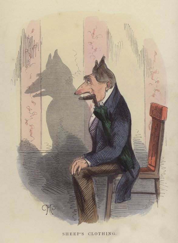 Lampaanvaatteet (värillinen kaiverrus) tekijältä Charles Henry Bennett